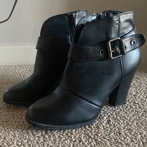 Black Heeled Booties